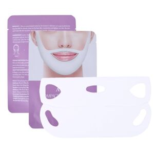 AMZLORD 4D Ear Hook V-Shaped Face Mask Moisturizing Double Chin V Shape Face Mask Anti Aging Ear Tightening Double Chin Reducer for Firming Tightening Skin