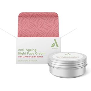 Amazon Aware Anti-Ageing Night Face Cream with Hyaluronic Acid, Organic Lavender and Shea Butter, 50ml