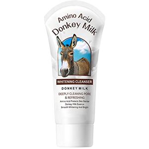 CAOQAO Donkey Milk Cleanser Refreshing Ingredients Non Irritating Suitable For A Variety Of People Thermal Water (White, One Size)