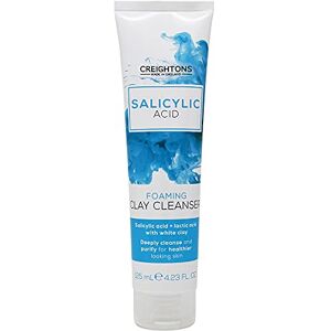 Creightons Salicylic Acid Foaming Clay Cleanser (125ml) - Contains Salicylic Acid & Lactic Acid with White Clay to Deeply Cleanse & Purify for Healthier Looking Skin. Dermatologically Tested