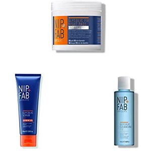 Nip+Fab Nip + Fab Glycolic Acid Night Face Pads With Fix Foaming Cleanser With Fix Face Scrub Extreme