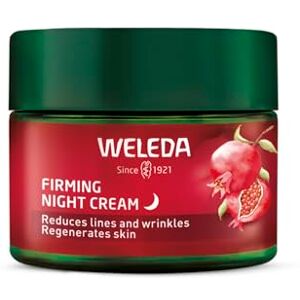 WELEDA Organic Firming Night Cream - Natural Cosmetics Natural Anti Ageing Face Cream with Pomegranate Seed Oil & Maca Peptides Moisturising Cream Reduces Wrinkles and Regenerates the Skin (1 x 40 ml)