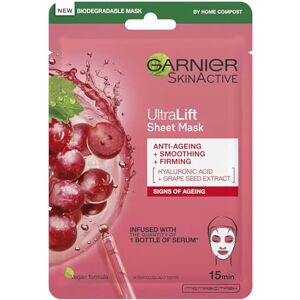 Garnier Ultralift Anti Ageing Radiance Boosting Face Sheet Mask 28g (Packing May Vary)