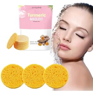 Hailmkont Turmeric Kojic Cleansing Pads, for Face & Body Vitamin B5 - Fades Dark Spots, Exfoliates Skin and Fades Discolouration, Resurfacing Pads (Turmeric & Kojic Cleansing Pads with Vitamin C)