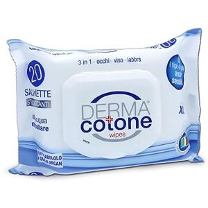 Dermacotone Wipes - Salviettine Struccanti All'Acqua Micellare, 20 Salviettine