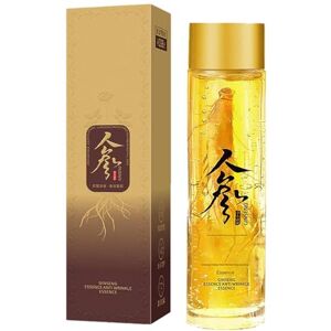 Kixolazr Ginseng Serums Ginseng Extract Liquid 120ml Ginseng Face Oil Ginseng Peptide Anti-Ageing Essence Moisturizing Cleansing Oil Ginseng Extract for All Skin,Tightening & Moisturizing