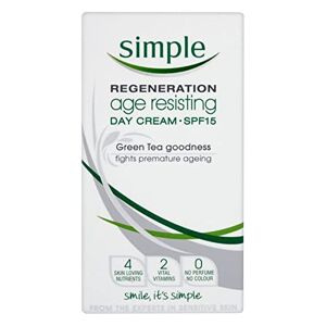Simple Regeneration Age Resisting UK’s #1 facial skin care brand* Day Cream SPF 15 to protect dry skin against premature ageing and enhance smooth skin 50 ml
