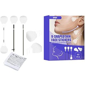 DASHIELL Face Tape Lifting Invisible,Makeup Face Lift Tools for Instant Face Neck Lift Reduce Double Chin - Waterproof Elasticity Double Chin Lift Patch for Women Girls