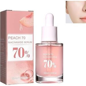 GNAUMORE Peach Essence 70% Niacinamide Serum,Peach Niacinamide Serum,Peach 70 Niacin Serum,Skincare Niacinamide Serum,Peach 70% Niacinamide Serum,Brightening Hydrating Face Serum,Peach 70% Niacinamide Essence