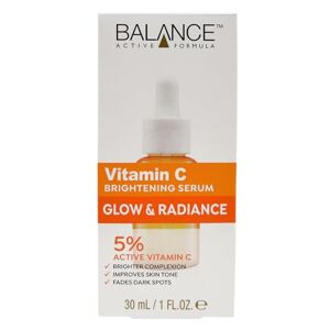 Balance Active Formula Vitamin C Brightening Serum (30 ml) - Lightweight and Non-Greasy Pro-Radiance Serum. Brighter & More Even Looking Complexion. Skin Appears more even. Cruelty Free