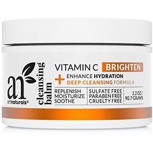 artnaturals Vitamin C Cleansing Balm - Brightening Face Scrub - Natural Exfoliator - Gentle for All Skin Types - Oily, Dry & Sensitive Skin - 3.2 oz