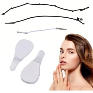 Shitafe 40PCS Lift Face Sticker - Face Lift Band - Invisible Thin Face Sticker - V-shape Face Lift Band - Facial Patches - Anti-ageing Anti-wrinkle Patches - Instant Face Neck Tapes - Face Lift Tools