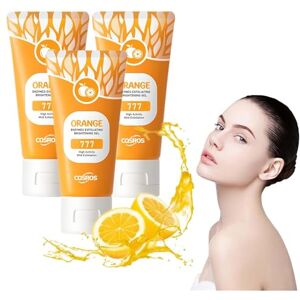 Generic Orange Exfoliating Gel, Orange Exfoliating Whitening Gel, Natural Orange Peeling Gel, Orange Exfoliating Scrub for Facial & Body, Nourishing & Moisturizing, Smoothing Tighten Pores (3pc)