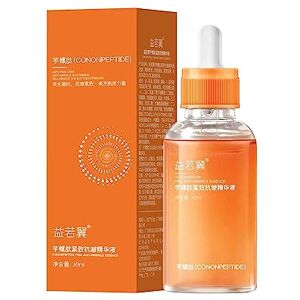 Generic Compact Antiwrinkle Facial Essence Desalinates Fine Lines Removing Print Brightens Skin Tightens Skin Essence 30ml Orange