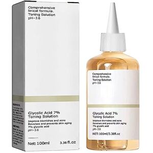 Glycolic Acid 7% Toner - Glycolic Acid 7% Exfoliateing Facial Toner Anti-Age Brighten Skin Toner, Resurfacing Solution 100ml/240ml for Blemishes and Acnes Gomice