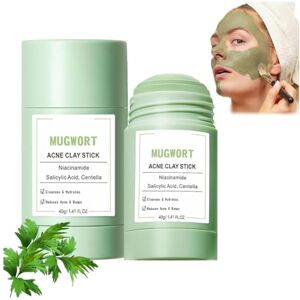 Generic Mugwort Mask,Mugwort Clay Mask,Mugwort Stick Mask,Vegan & Plant-Based Mugwort Clay Mask,Mugwort Clay Mask Stick,Skintific Mugwort Clay Mask,Regulate Oil and Sebum Production-40g (1)