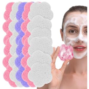 Generic Makeup Remover Pads, Makeup Removing Cleansing Pads, Face Cleanser Pads With Flower Shape for Business Trip, Dating