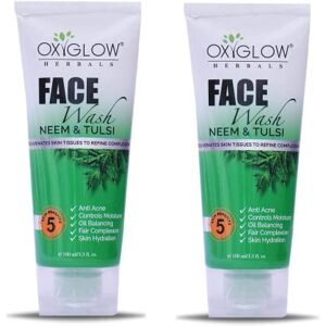 OxyGlow Nature's Care Neem & Tulsi Face Wash Removes Oil & Control Pimples 100ml