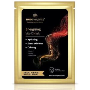 Energising Vita-C Sheet Mask - Evens Skin Tone Award-Winning Neo Elegance Uk