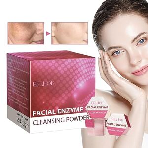 Enzyme Facial Cleanser - Skin Brightening Daily Facial Scrub - Rich Enzyme Face Wash, Exfoliation, Organic Facial Powder For Skin Brightening, Extra Hydration. Wectirc