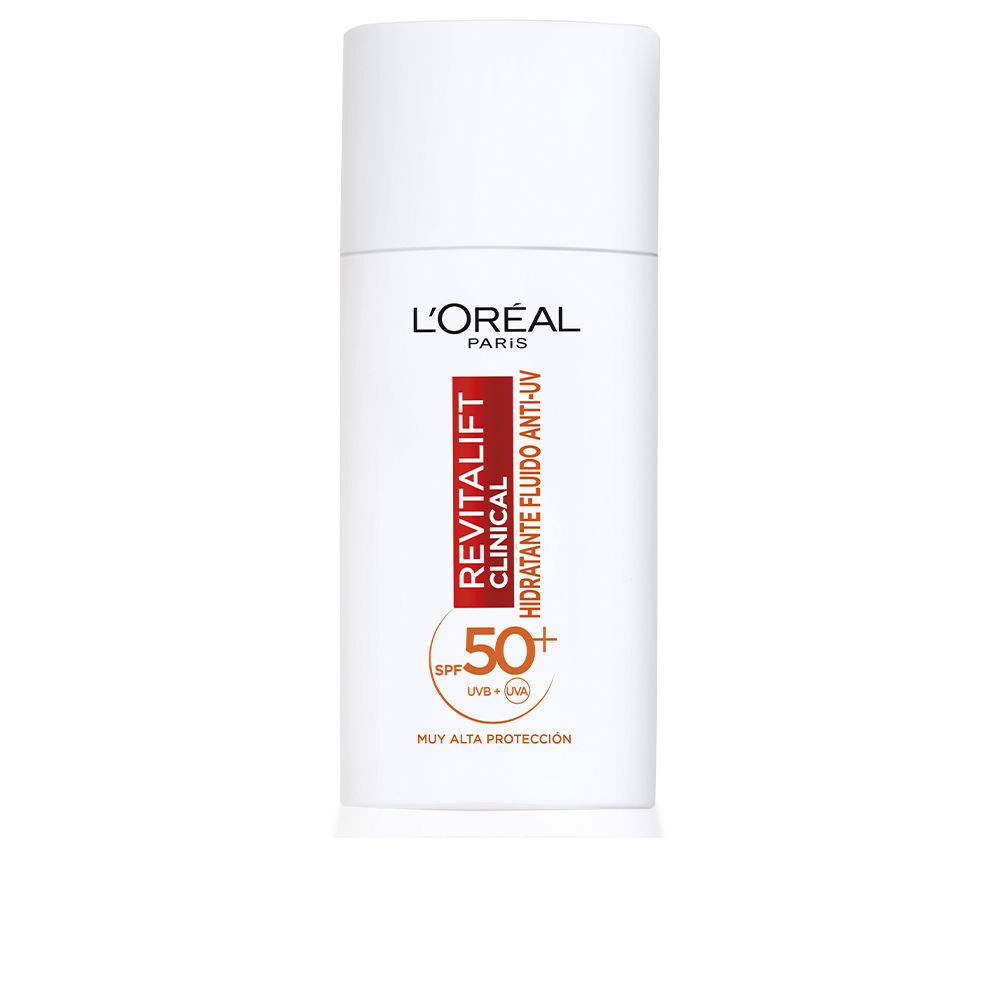 Photos - Cream / Lotion LOreal L'Oréal París Revitalift Clinical moisturizing fluid anti-uv SPF50+ 50 ml 