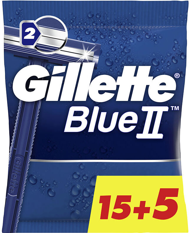 Photos - Shaver Gillette Blue II disposable razor blade 20 u 