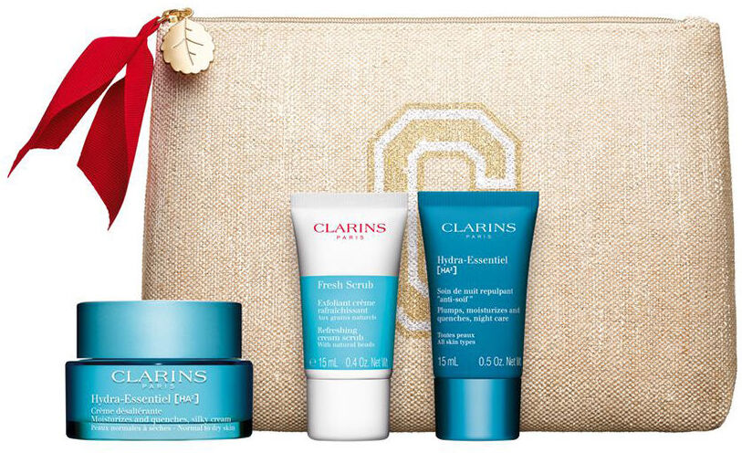 Photos - Cream / Lotion Clarins Hydrating Cream Essentiel Lot 4 pz 