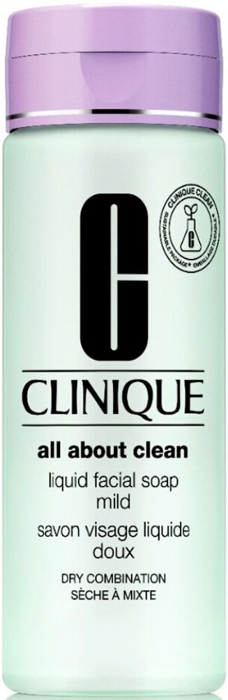 Clinique All About Clean Liquid Facial Soap Dry to Combination Skin 200mL