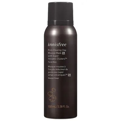 innisfree Pore Clearing Clay Mousse Mask 2x with Super Volcanic Clusters, Size: 3.38 Oz, Multicolor