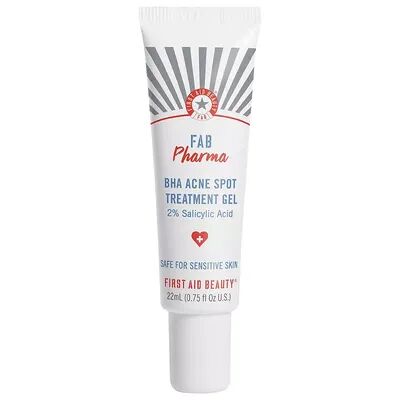 First Aid Beauty FAB Pharma BHA Acne Spot Treatment Gel 2% Salicylic Acid, Size: 0.75 Oz, Multicolor
