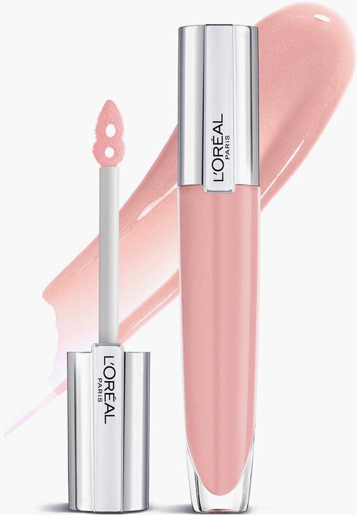 Boohoo L'Oréal Paris Brilliant Signature Plumping Sheer Pink Lip Gloss 402  - Size: ONE SIZE