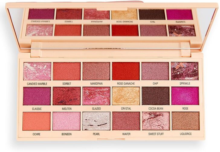 PrettyLittleThing I Heart Revolution Marble Rose Gold Chocolate Eyeshadow Palette