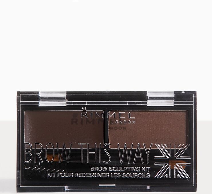 Rimmel Brow This Way Dark Brown Eyebrow Kit  - Dark Brown - Size: One Size