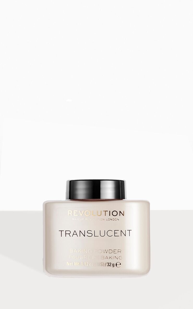 PrettyLittleThing Makeup Revolution Loose Baking Powder Translucent  - Translucent - Size: One Size