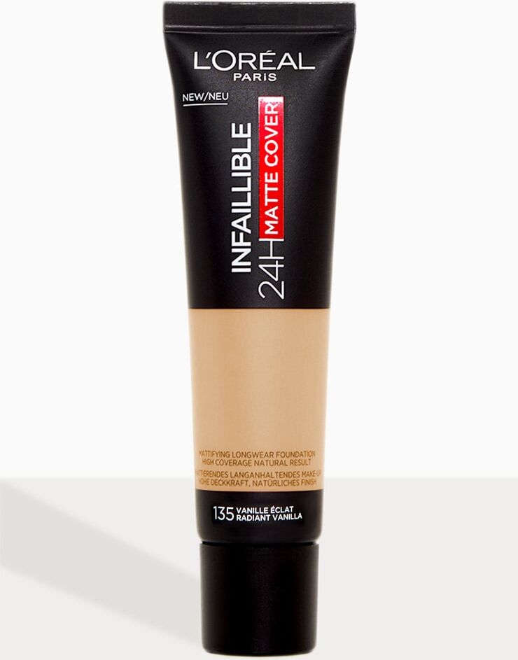 PrettyLittleThing L'Oreal Paris Infallible 24hr Matte Cover Foundation 135 Radiant Vanilla