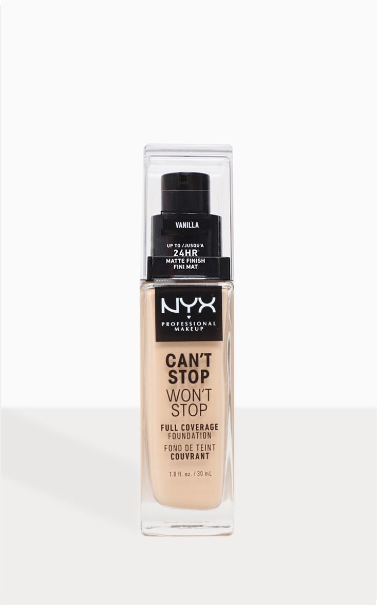 NYX PMU Can't Stop Won't Stop Full Coverage Foundation Vanilla