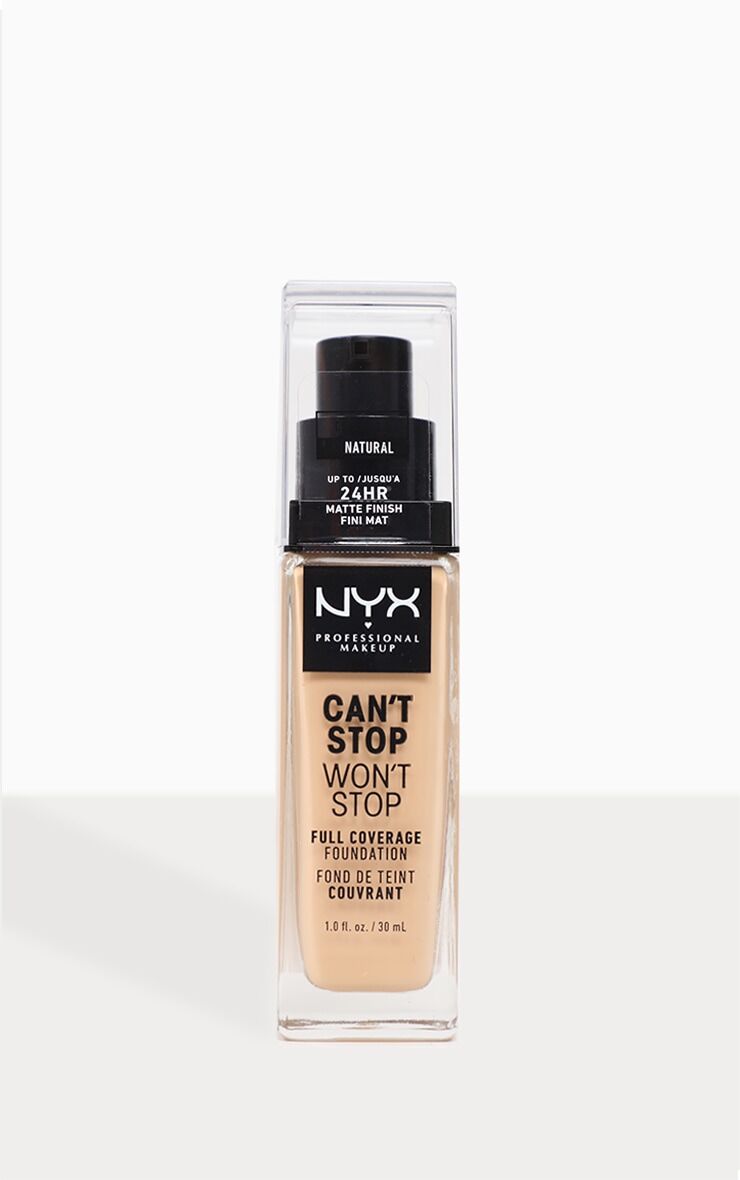 NYX PMU Can't Stop Won't Stop Full Coverage Foundation Natural