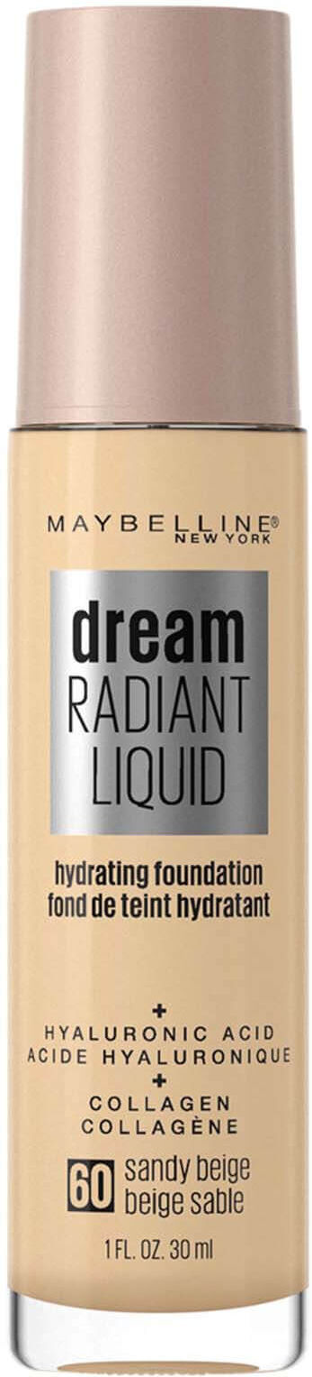 Maybelline Dream Radiant Liquid Hydrating Foundation 30ml (Various Shades) - Cashew 80