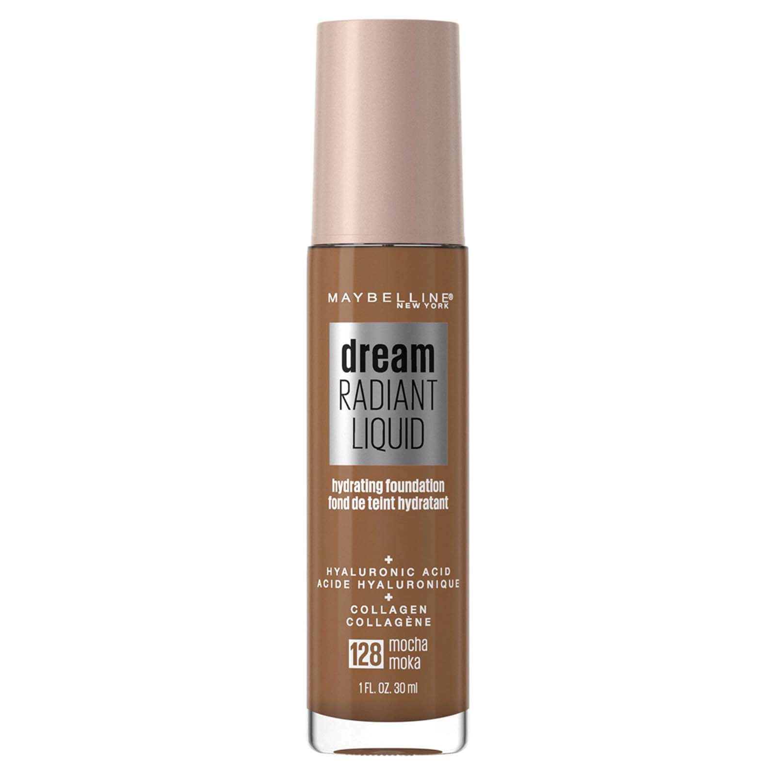 Maybelline Dream Radiant Liquid Hydrating Foundation 30ml (Various Shades) - Mocha 128