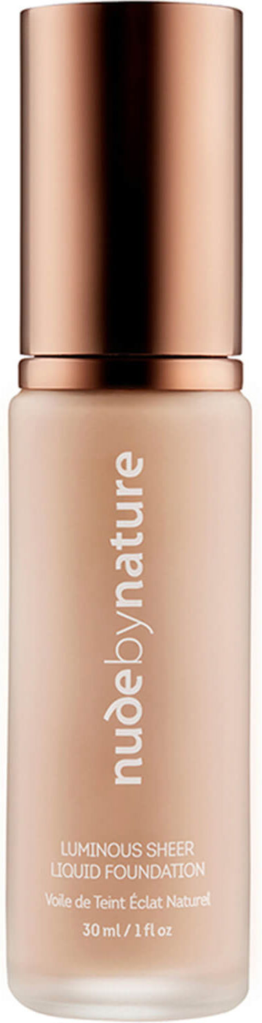 nude by nature Luminous Sheer Liquid Foundation 30ml (Various Shades) - N1 Shell Beige