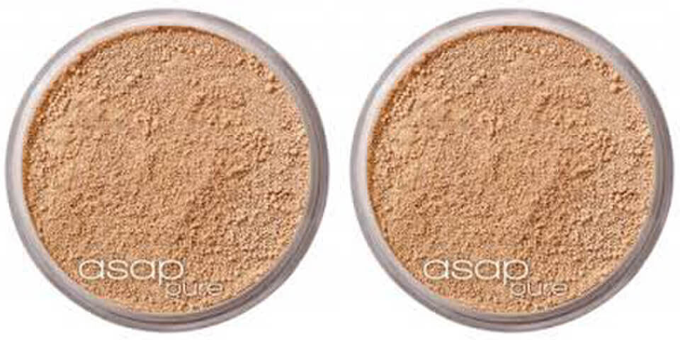 asap 2 x asap Pure Mineral Makeup - Two 8g