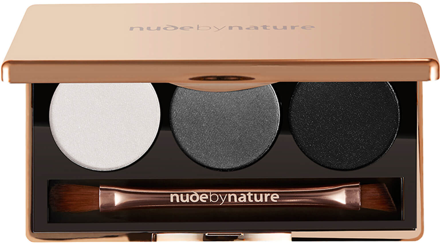 nude by nature Natural Illusion Eye Shadow Trio - Smoky 3 x 2g