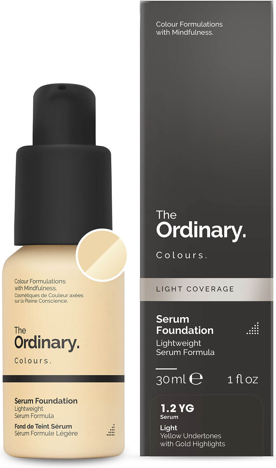 The Ordinary Serum Foundation 30ml (Various Shades) - 1.2YG