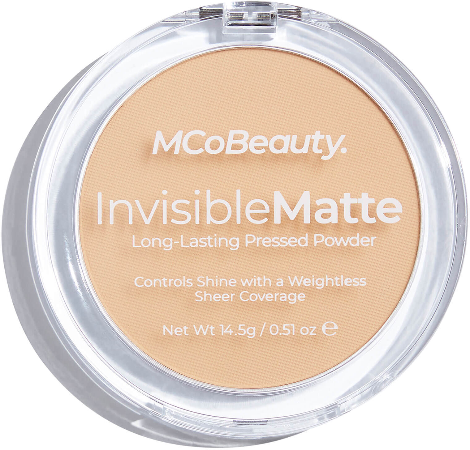 MCoBeauty Invisible Matte Pressed Powder - Natural Beige 14.5g