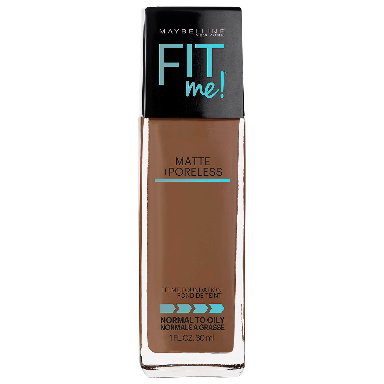 Maybelline Fit Me! Matte and Poreless Mattifying Liquid Foundation 30ml (Various Shades) - 358 Latte
