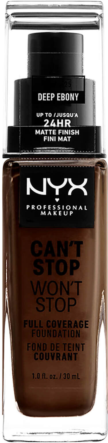 NYX Professional Makeup Can't Stop Won't Stop Full Coverage Liquid Foundation 30ml (Various Shades) - 12.7 Neutral Tan - Neutral Medium Light