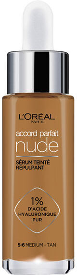 L'Oréal Paris Accord Parfait Sérum Teinté Repulpant 5-6 Medium Tan 30ml