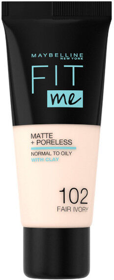 Maybelline New York Maybelline Fit Me Fond de Teint 102 Ivoire Clair 30ml