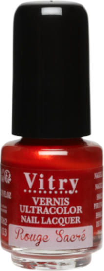 Vitry Vernis à Ongles N°103 Rouge Sacré 4ml