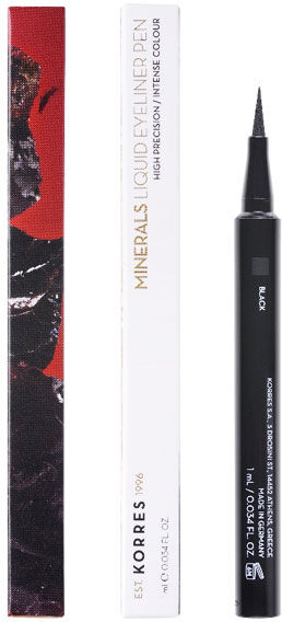 Korres Mineraux Volcaniques Eyeliner Feutre Noir 1ml